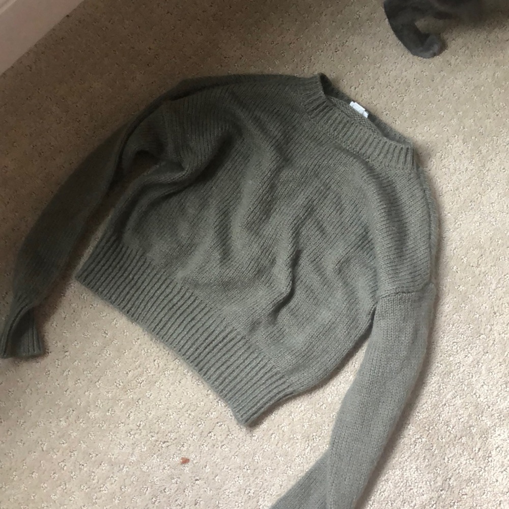 Green sweater